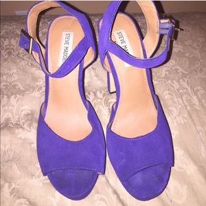 Blue Steve Madden Heels